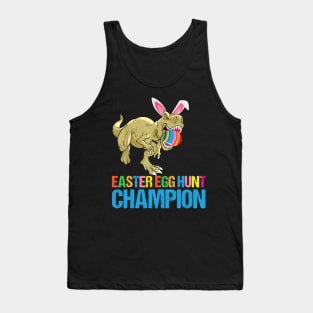 T Rex Dinosaur Easter Egg Rabbit Bunny T Shirt for Boys Tank Top